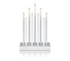 Markslöjd Markslöjd 702588 - LED Vánoční svícen VIIK 9xLED/0,54W/230/3V bílý