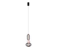 MAXLIGHT MAXLIGHT P0591 - LED Lustr na lanku BORA LED/10W/230V pr. 22 cm bílá/černá
