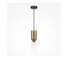 Maytoni Maytoni MOD177PL-01G - Lustr na lanku MEMORY 1xE14/40W/230V zlatá/bílá