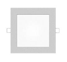 Mivvy LED podhledové svítidlo SLIM GRANITE GREY (SILVER) 200x200 mm 15W/4500K SLM20204K5G Studená bílá