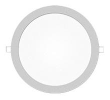 Mivvy LED podhledové svítidlo SLIM GRANITE GREY (SILVER) 300 mm 25W/3000K SLM303KG Teplá bílá