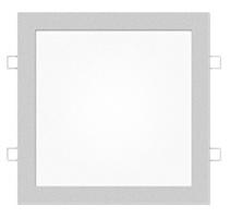 Mivvy LED podhledové svítidlo SLIM GRANITE GREY (SILVER) 300x300 mm 30W/4500K SLM30304K5G Studená bílá