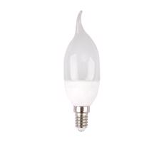 mléčná led svíčka e14 4w plamen neutrální bílá 4000 4500k