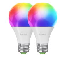 Nanoleaf Nanoleaf N7501B02-2A60E-SADA 2x LED RGBW Stm. žárovka A19 E27/9W/230V 2700-6500K