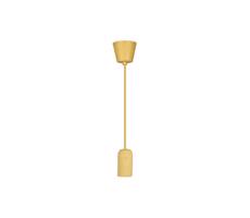 Napájecí kabel 1xE27/60W/230V beton/béžová