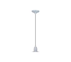 Napájecí kabel 1xE27/60W/230V šedá/porcelán