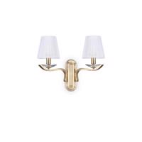 Nástěnné svítidlo Ideal Lux Pegaso AP2 ottone satinato 197708 E14 2x40W mosazné