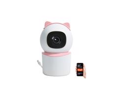 Neo  NEO 07789L - Chytrá kamera se senzorem 355° 50° P/T 4MP Wi-Fi Tuya růžová
