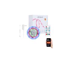 Neo NEO07734L - LED RGB Stmívatelný pásek MUSIC 18W/230V 5m IP65 Wi-Fi Tuya+DO