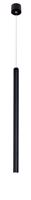 Nova Luce LED osvětlení Ultrathin nad konferenční stolek - 3 W, 180 lm, černá NV 9184022