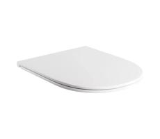 OMNIRES OMNIRES OTTAWASPDEBP - Záchodové prkénko SoftClose OTTAWA duroplast/lesklá bílá
