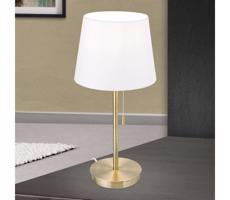 Orion Orion LA 4-1205/1 - Stolní lampa s USB portem LUDWIG 1xE27/40W/230V bílá/zlatá