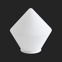 OSMONT 50550 ALYA stolní skleněná lampa bílá IP40 40W E27