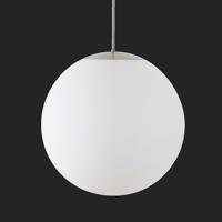 OSMONT 62648 ADRIA P5 HP závěsné skleněné svítidlo nerez broušená / bílá IP40 4000 K 65W LED DALI