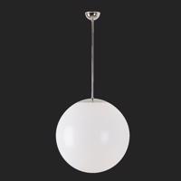 OSMONT 64047 ISIS P4 PM závěsné plastové svítidlo nerez leštěná / bílá IP40 3000 K 41W LED
