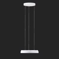 OSMONT 66370 CARINA LE1 závěsné skleněné svítidlo bílá IP40 3000 K 24W LED