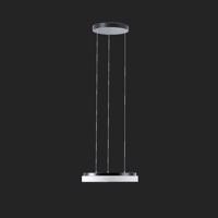 OSMONT 66872 CARINA LE1 závěsné skleněné svítidlo černá / bílá IP40 4000 K 24W LED
