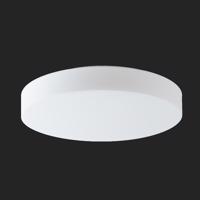 OSMONT 68588 ELSA 5 stropní/nástěnné skleněné svítidlo bílá IP44 4000 K 25W LED nouzové kombinované 3 h