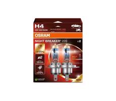 Osram SADA 2x Autožárovka NIGHT BREAKER H4 P43t/60/55W/12V - Osram