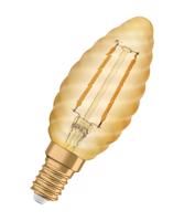 OSRAM Vintage 1906 LED CL BW FIL GOLD 12 non-dim 1,5W/824 E14 4058075293243