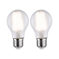 Paulmann 28924 LED Energetická třída EEK2021 E A G E27 klasická žárovka 7 W neutrální bílá Ø x v 60 mm x 106 mm