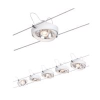 PAULMANN Lankový systém sada Powerline II, LED 5x8W, G53 bílá 230/12V 80VA kov/umělá hmota 942.00 P 94200 94200
