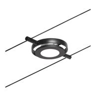 PAULMANN LED lankový systém RoaMac spot 4,5W 3000K 12V černá mat/chrom 94419