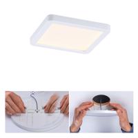 PAULMANN LED vestavné svítidlo Areo VariFit IP44 hranaté 118x118mm 6,5W 3.000K bílá 930.39 93039