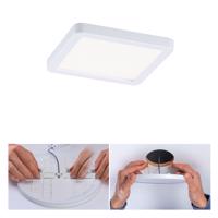 PAULMANN LED vestavné svítidlo Areo VariFit IP44 hranaté 118x118mm 6,5W 4.000K bílá 930.41 93041