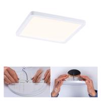 PAULMANN LED vestavné svítidlo Areo VariFit IP44 hranaté 175x175mm 13W 3.000K bílá 930.40 93040