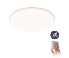 PAULMANN LED vestavné svítidlo Veluna VariFit IP44 3-krokové-stmívatelné kruhové 215 21W 3.000K satén 930.64 93064