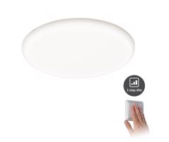 PAULMANN LED vestavné svítidlo Veluna VariFit IP44 3-krokové-stmívatelné kruhové 215 22W 4.000K satén 930.68 93068