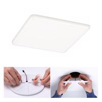 PAULMANN LED vestavné svítidlo Veluna VariFit IP44 hranaté 185x185mm 17,5W 4.000K satén 923.98 92398