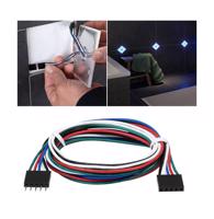 PAULMANN LumiTiles kabel Square RGBW 0,7m 12V černá umělá hmota 78420