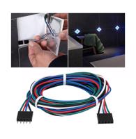 PAULMANN LumiTiles kabel Square RGBW 1,3m 12V černá umělá hmota 78421