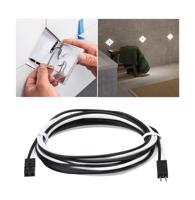 PAULMANN LumiTiles kabel Square teplá bílá 1,3m 12V černá umělá hmota 78417