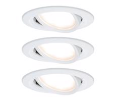 Paulmann Paulmann 93485 - SADA 3xLED/6W IP23 Stmívatelné podhledové svítidlo NOVA 230V