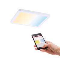 PAULMANN Smart Home Zigbee LED vestavné svítidlo Areo VariFit IP44 hranaté 175x175mm 13W bílá měnitelná bílá 930.47 93047