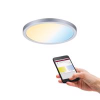 PAULMANN Smart Home Zigbee LED vestavné svítidlo Areo VariFit IP44 kruhové 175mm 13W matný chrom měnitelná bílá 930.45 93045