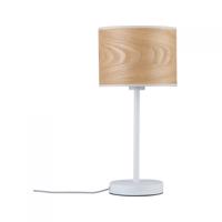 Paulmann stolní lampa Neordic Neta 1-ramenné bílá/dřevo 796.38 P 79638 79638