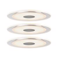 Paulmann vestavná svítidla sada Premium Line LED Whirl 6W hliník, satén, 3ks Set 929.17 P 92917 92917