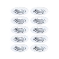 PAULMANN Vestavné svítidlo LED Base kruhové max. 10x10W GU10 bílá 934.00 93400