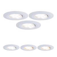PAULMANN Vestavné svítidlo LED Calla kruhové 3x5,5W bílá mat výklopné nastavitelná teplota barvy 999.35 P 99935 99935