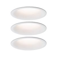 PAULMANN Vestavné svítidlo LED Cymbal 3x6,8W bílá mat proti oslnění stmívatelné 934.15 P 93415 93415