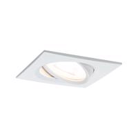 PAULMANN Vestavné svítidlo LED Nova hranaté 1x6,5W GU10 bílá mat výklopné 934.35 P 93435 93435