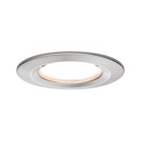 PAULMANN Vestavné svítidlo LED Nova kruhové 1x6,5W kov kartáčovaný nevýklopné 934.57 P 93457 93457