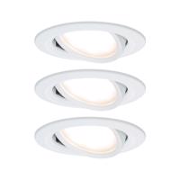 PAULMANN Vestavné svítidlo LED Nova kruhové 3x6,5W bílá mat nastavitelné 3-krokové-stmívatelné 934.85 P 93485 93485