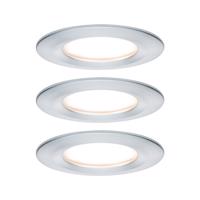 PAULMANN Vestavné svítidlo LED Nova kruhové 3x6,5W hliník broušený nevýklopné 934.62 P 93462 93462