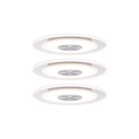 Paulmann vestavné svítidlo LED Whirl kruhové 5,5W hliník satén 3ks sada stmívatelné 929.07 P 92907 92907