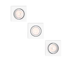 Philips Philips 50193/31/PN - SADA 3x Podhledové svítidlo ENNEPER 1xGU10/5,5W/230V